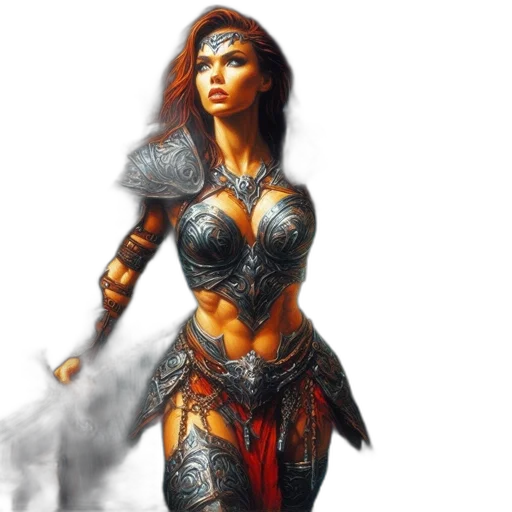 fantasy art, concept art, comic book art, pixel art transparent PNG cut-out
