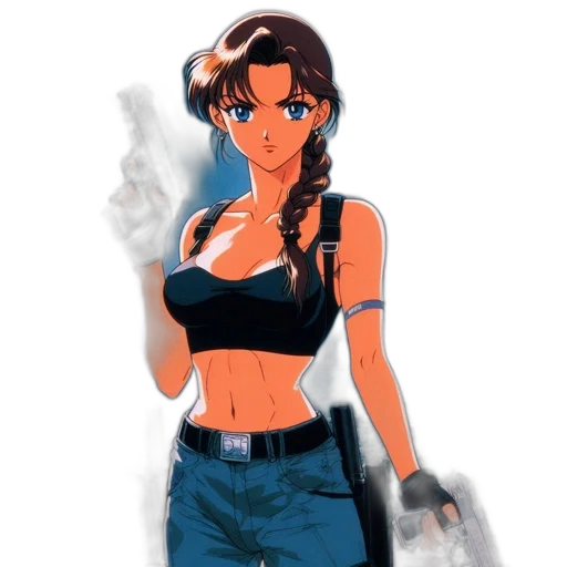 weapon, comic book art, anime, pixel art transparent PNG cut-out