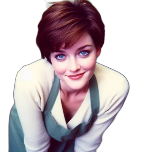 face, jacket, staff, photorealistic transparent PNG cut-out
