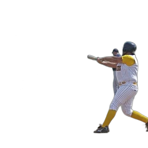 weapon, baseball, player, striped transparent PNG cut-out