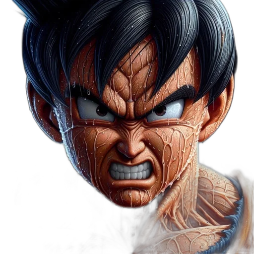 face, mask, creature, concept art transparent PNG cut-out
