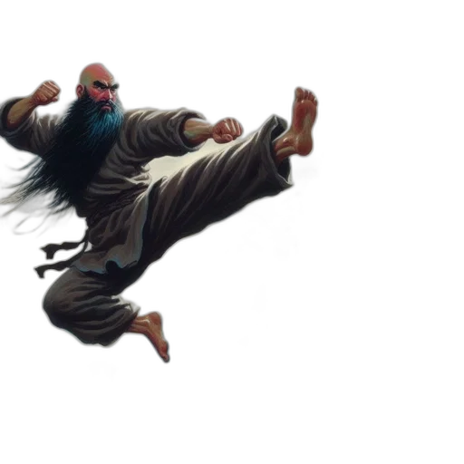 hair, creature, staff, weapon transparent PNG cut-out