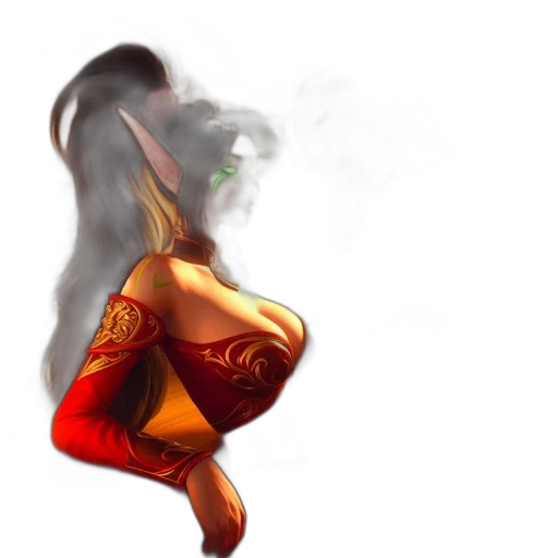 mask, dress, dragon, fantasy art transparent PNG cut-out