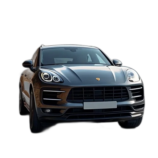 car, photorealistic, 3d render, porsche transparent PNG cut-out