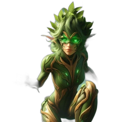 creature, mask, staff, dragon transparent PNG cut-out