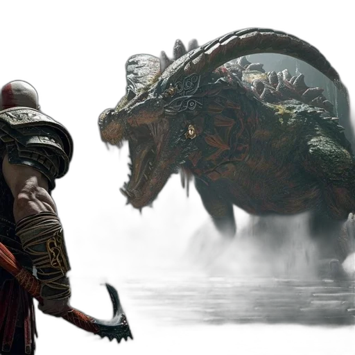 dragon, creature, concept art, fantasy art transparent PNG cut-out