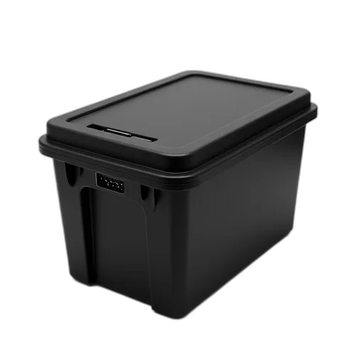 furniture, robot, 3d render, black transparent PNG cut-out