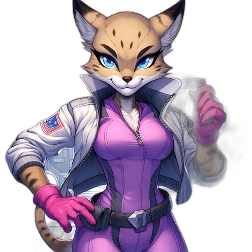 jacket, staff, concept art, cyberpunk transparent PNG cut-out