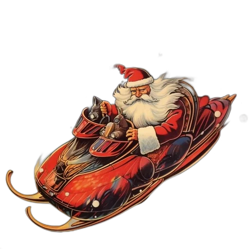 dragon, concept art, fantasy art, santa transparent PNG cut-out
