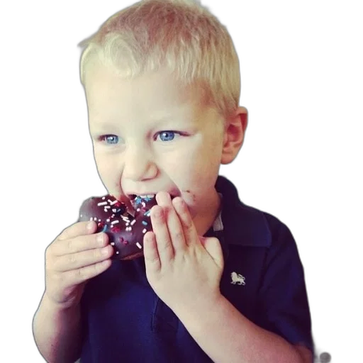 food, young, boy, blue transparent PNG cut-out