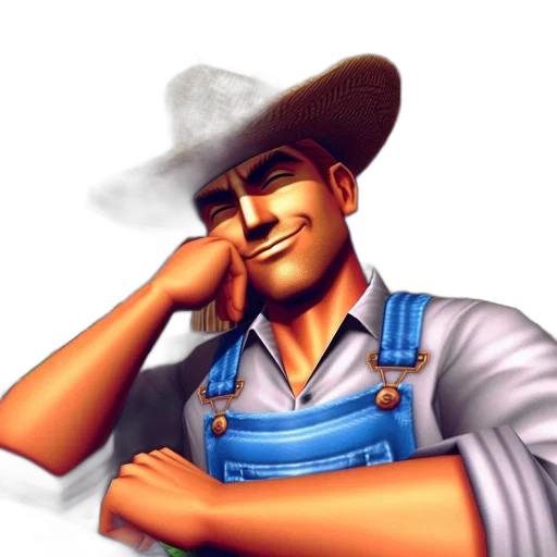 hat, staff, face, robot transparent PNG cut-out