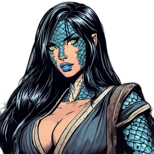 comic book art, fantasy art, concept art, cartoon transparent PNG cut-out