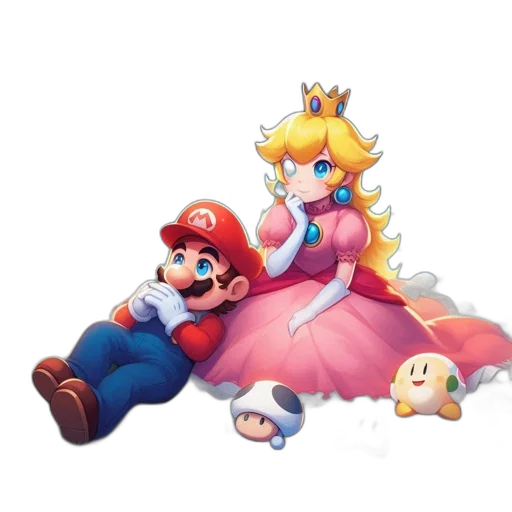 crown, dress, weapon, pixel art transparent PNG cut-out