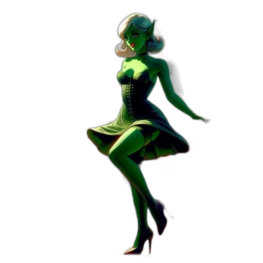 dress, mask, staff, concept art transparent PNG cut-out