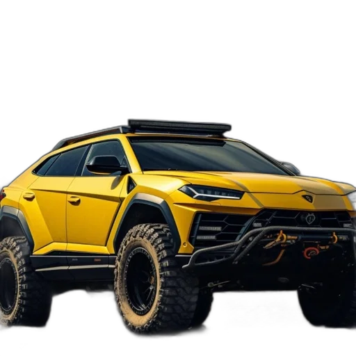 car, concept art, 3d render, modern transparent PNG cut-out