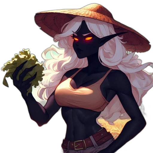 staff, hat, mask, weapon transparent PNG cut-out