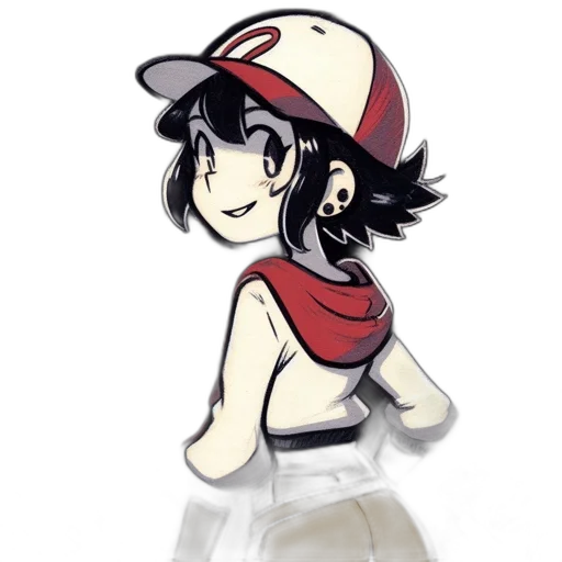 hat, dress, staff, cartoon transparent PNG cut-out
