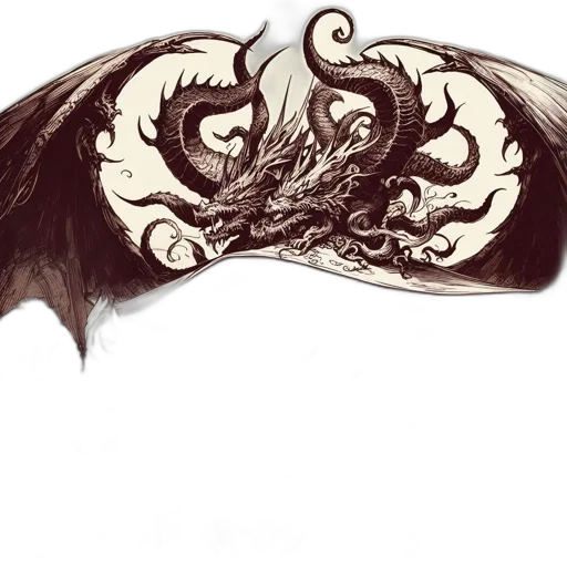 dragon, mask, crown, creature transparent PNG cut-out