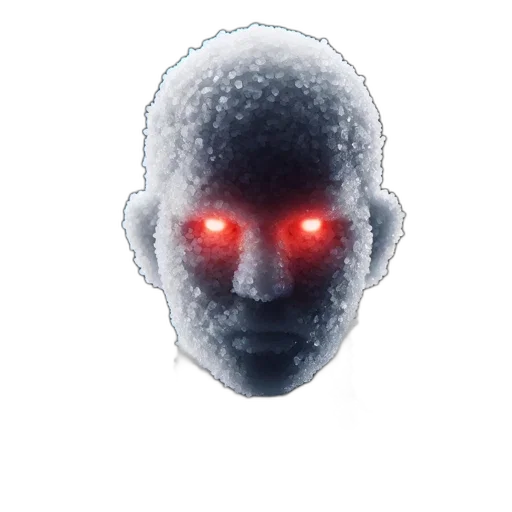 face, robot, mask, creature transparent PNG cut-out