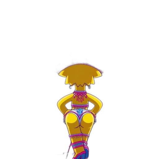 dress, staff, hat, robot transparent PNG cut-out