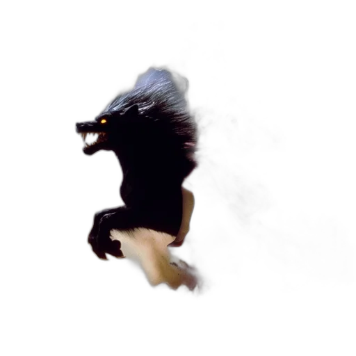 dragon, creature, animal, hair transparent PNG cut-out