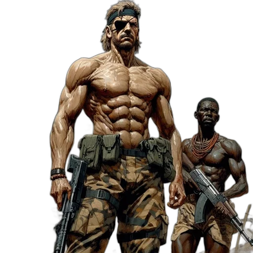 concept art, comic book art, cyberpunk, fantasy art transparent PNG cut-out
