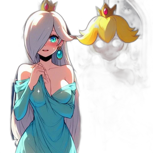 dress, creature, crown, mask transparent PNG cut-out