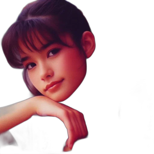 face, robot, photorealistic, oil painting transparent PNG cut-out