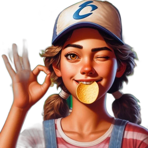 face, jewelry, food, hat transparent PNG cut-out
