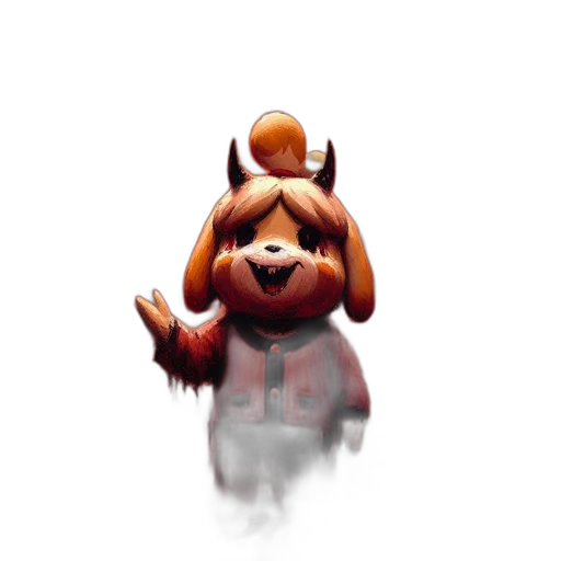 creature, animal, staff, mask transparent PNG cut-out