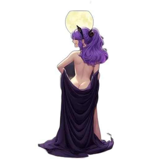 dress, crown, hat, staff transparent PNG cut-out