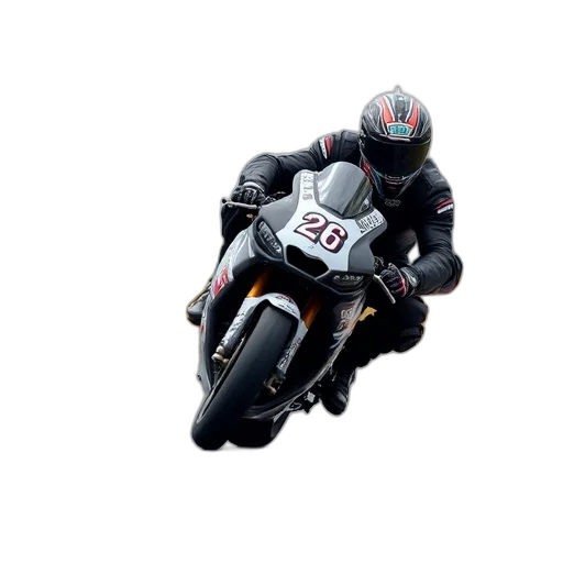photorealistic, professional, motorcycle, race transparent PNG cut-out