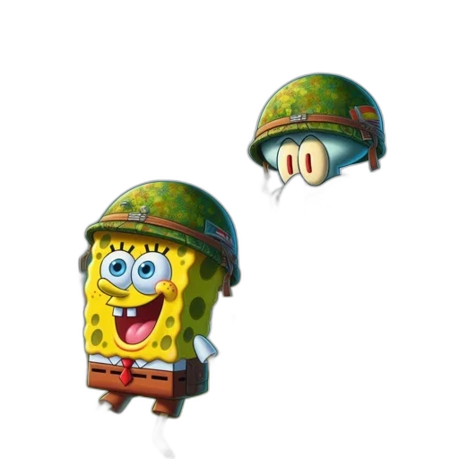 hat, weapon, crown, 3d render transparent PNG cut-out
