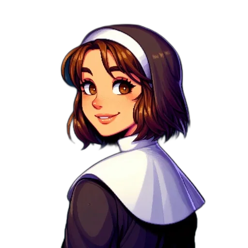 staff, pixel art, cartoon, anime transparent PNG cut-out