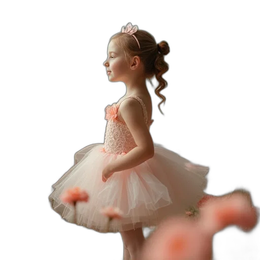 dress, crown, photorealistic, 3d render transparent PNG cut-out