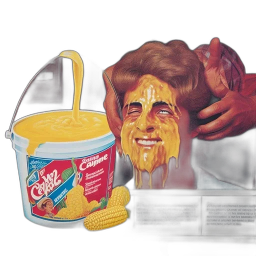 food, mask, face, vaporwave transparent PNG cut-out
