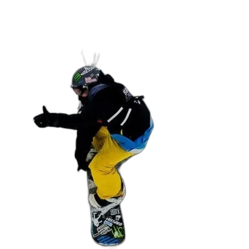 jacket, robot, 3d render, snowboarder transparent PNG cut-out