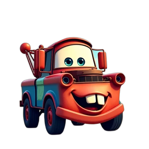 car, robot, 3d render, concept art transparent PNG cut-out