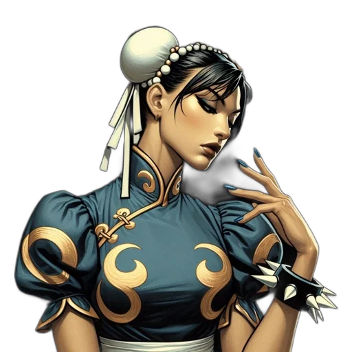staff, jewelry, dress, face transparent PNG cut-out