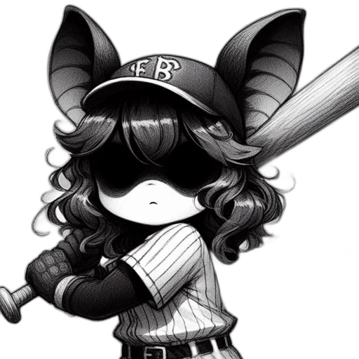 staff, weapon, hat, cartoon transparent PNG cut-out