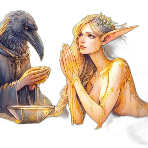 dragon, fantasy art, concept art, watercolor transparent PNG cut-out