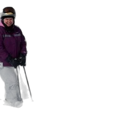 staff, jacket, snow, skier transparent PNG cut-out