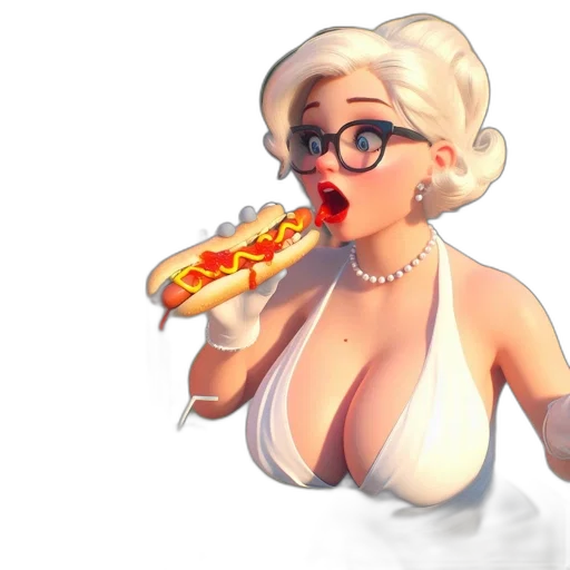 food, dress, pixel art, concept art transparent PNG cut-out