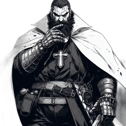 sword, mask, weapon, comic book art transparent PNG cut-out