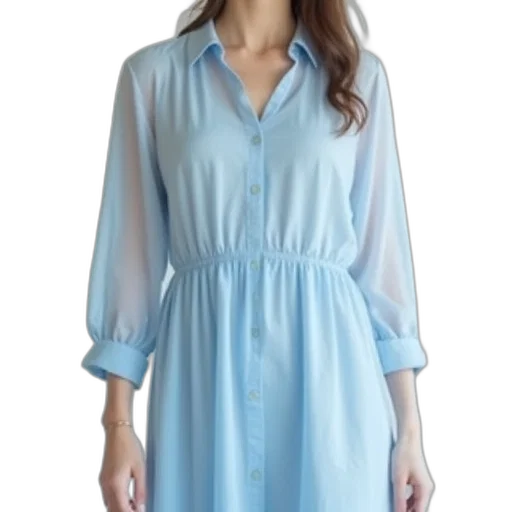dress, blue, pastel, new transparent PNG cut-out