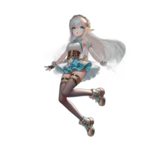 dress, staff, robot, weapon transparent PNG cut-out