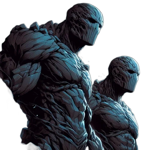 creature, comic book art, concept art, 3d render transparent PNG cut-out