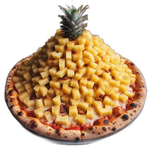 food, crown, hat, 3d render transparent PNG cut-out