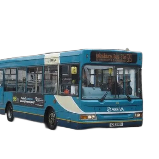 3d render, photorealistic, blue, arriva transparent PNG cut-out