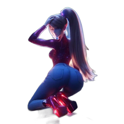 hair, shoes, weapon, robot transparent PNG cut-out